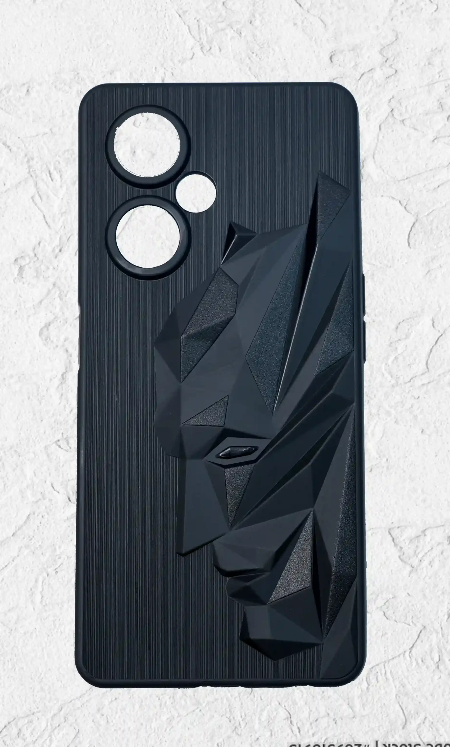 Silicone Mobile Case for OnePlus Nord CE3 Lite Batman Engraved Logo Shockproof Scratch Proof Cover Black