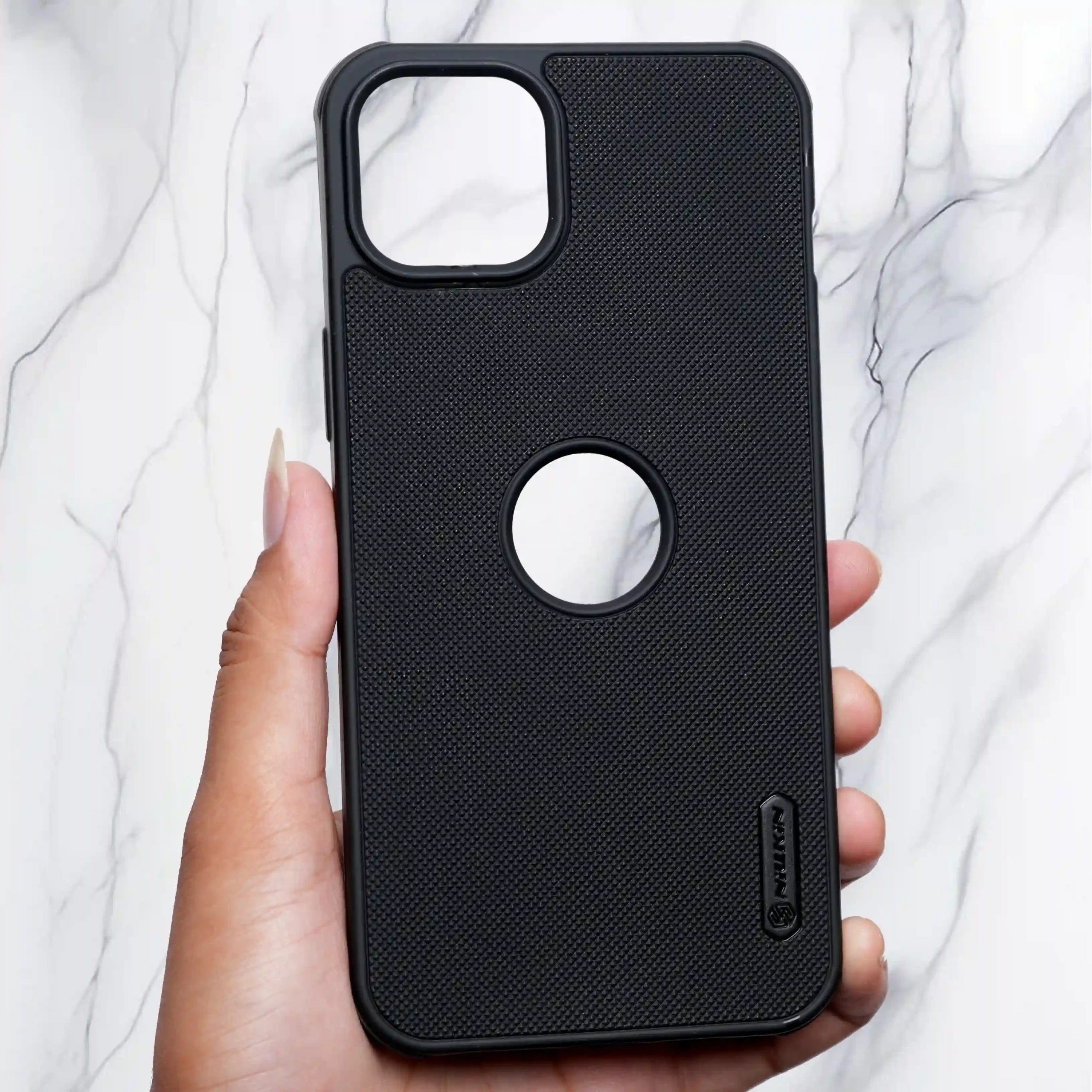 Niukin Colour Black Dotted Back Case – Iphone 14 Plus
