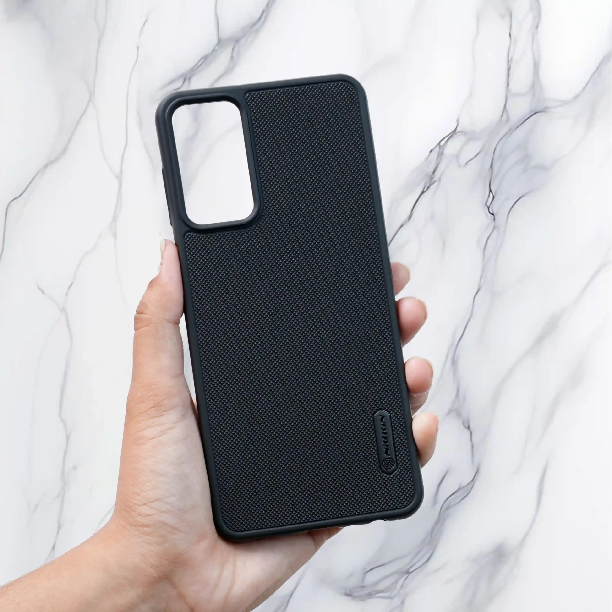 Niukin Colour Black Dotted Back Case-  Samsung F23