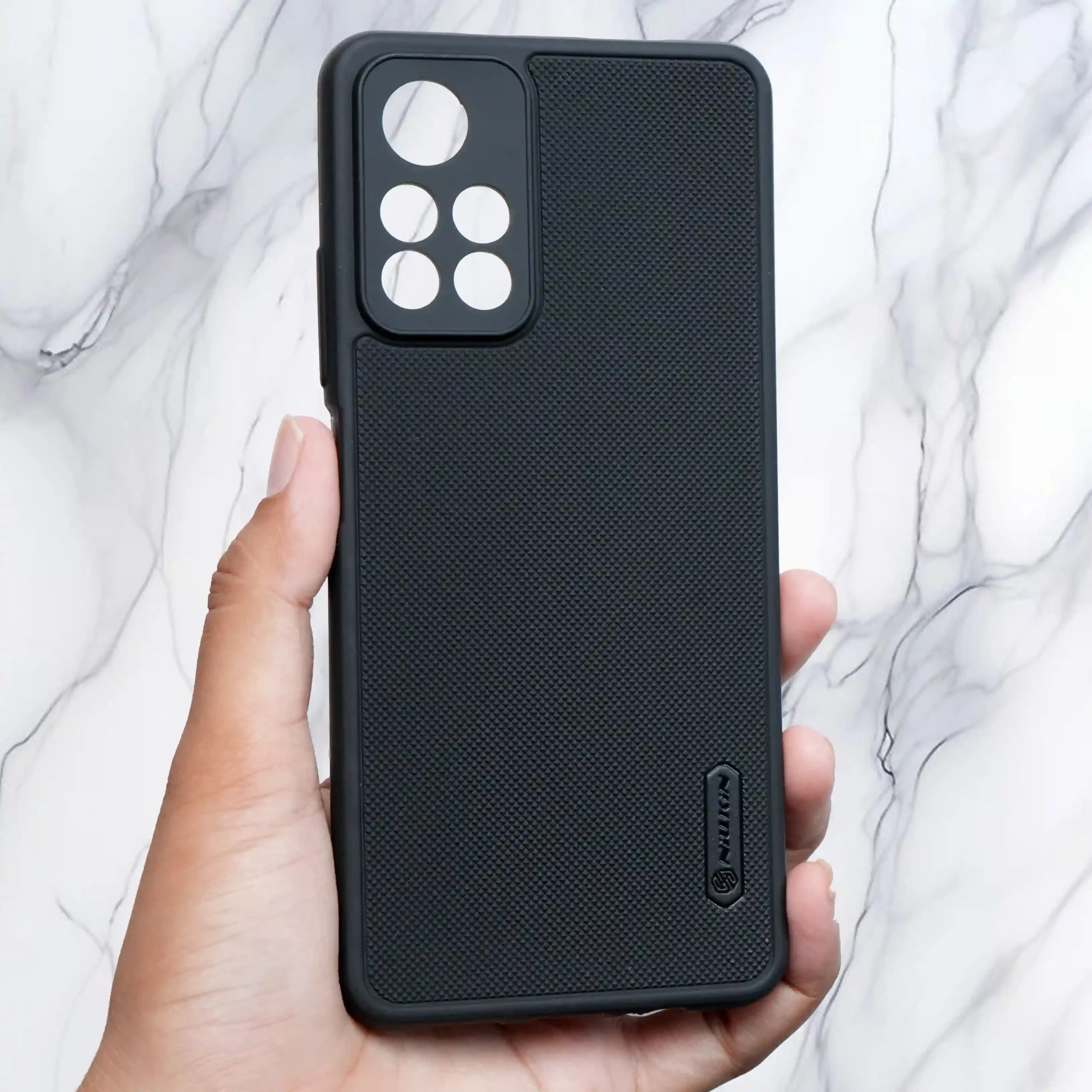 Niukin Colour Black Dotted Back Case – Mi Note 11T