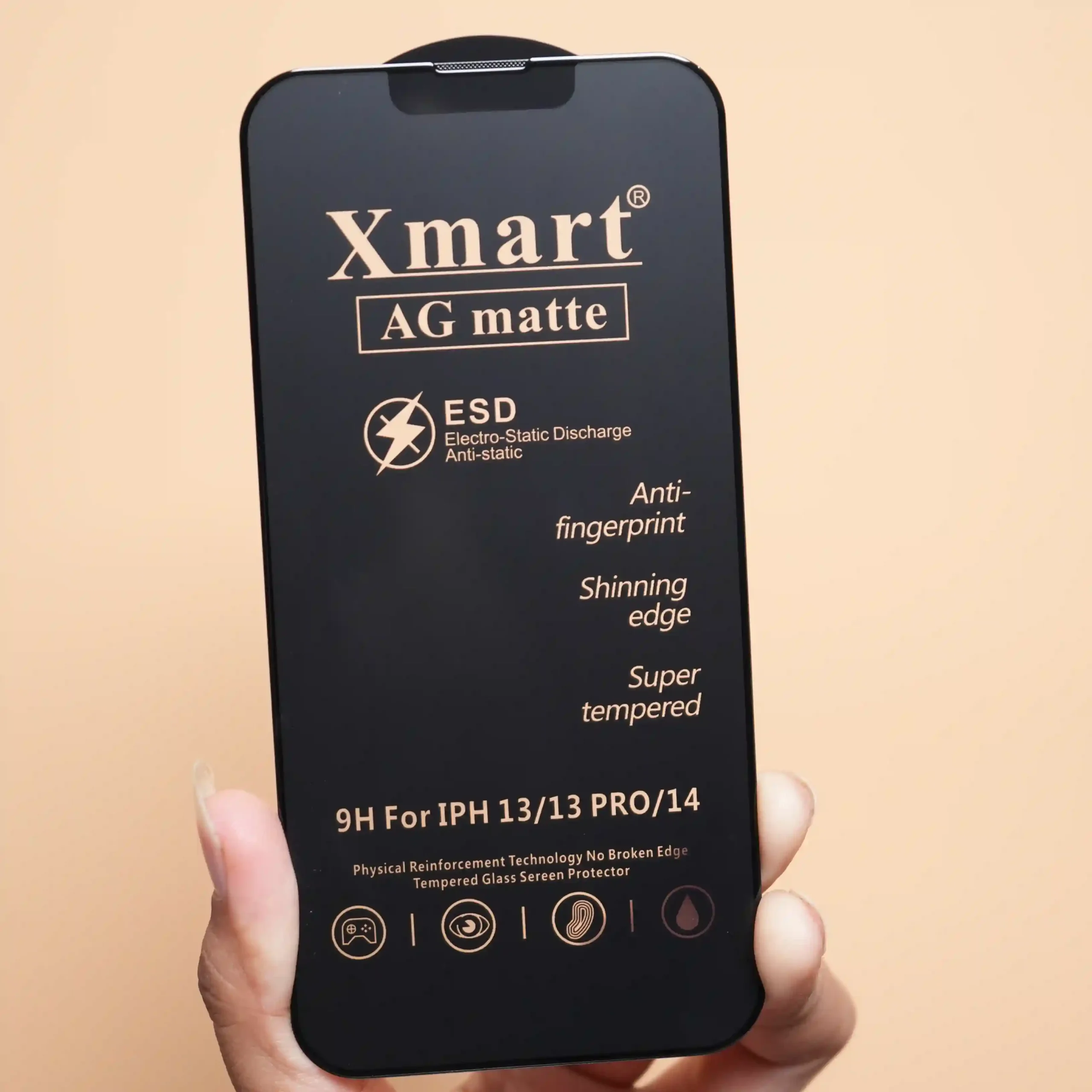 Xmart AG Matt Tempered Glass – Iphone 13 Pro
