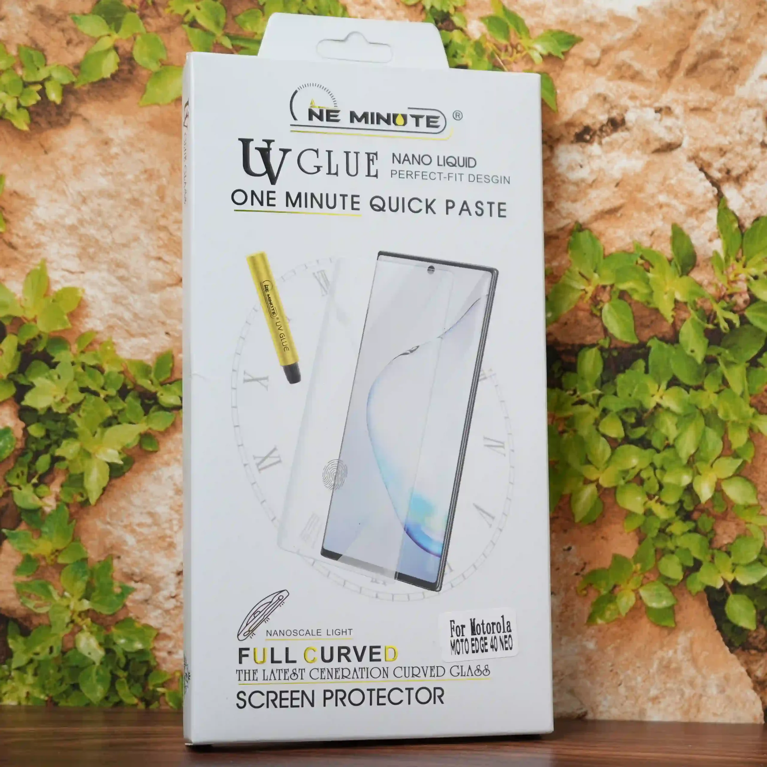 One Minute UV Tempered Glass – Moto edge 40 neo
