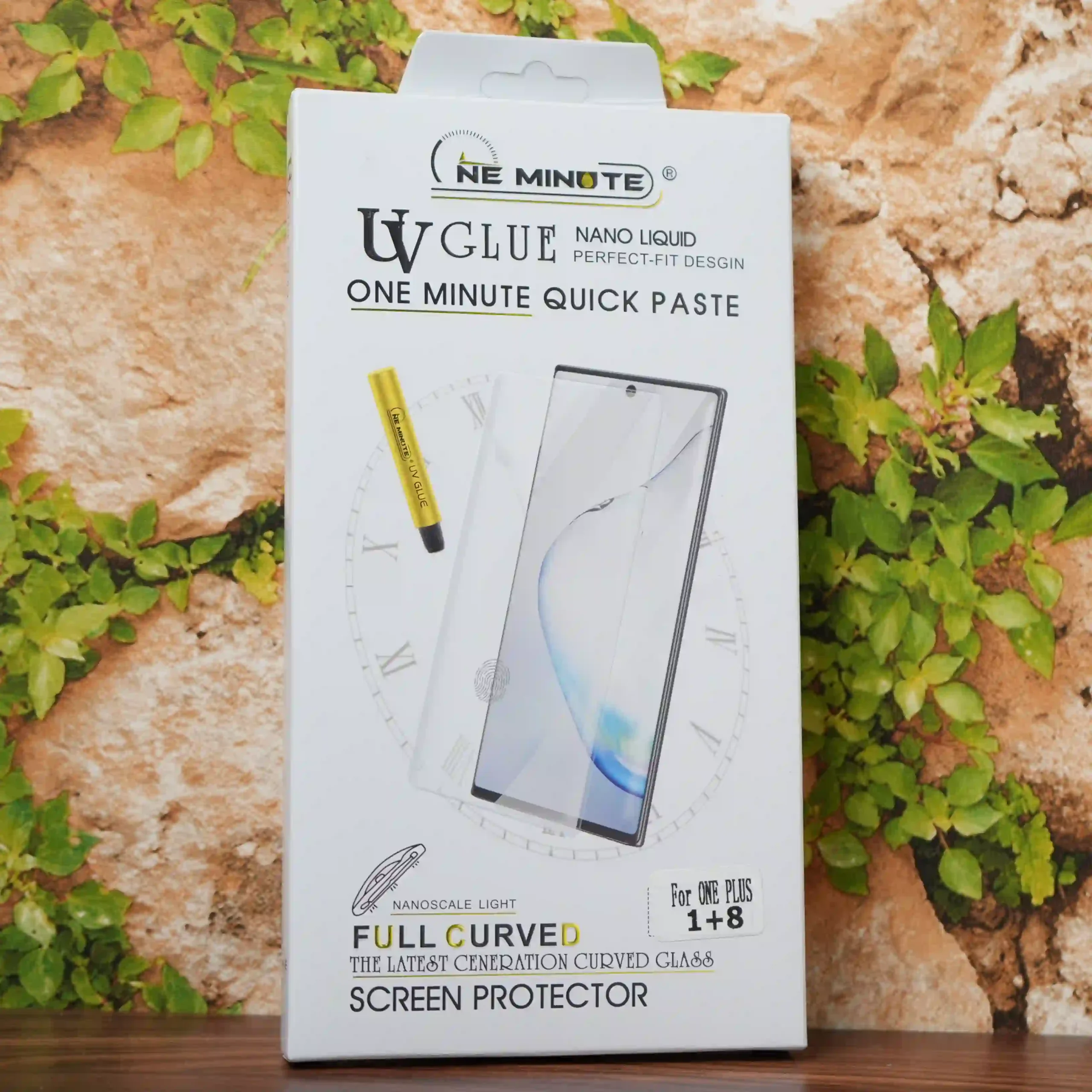 One Minute UV Tempered Glass – One Plus 8