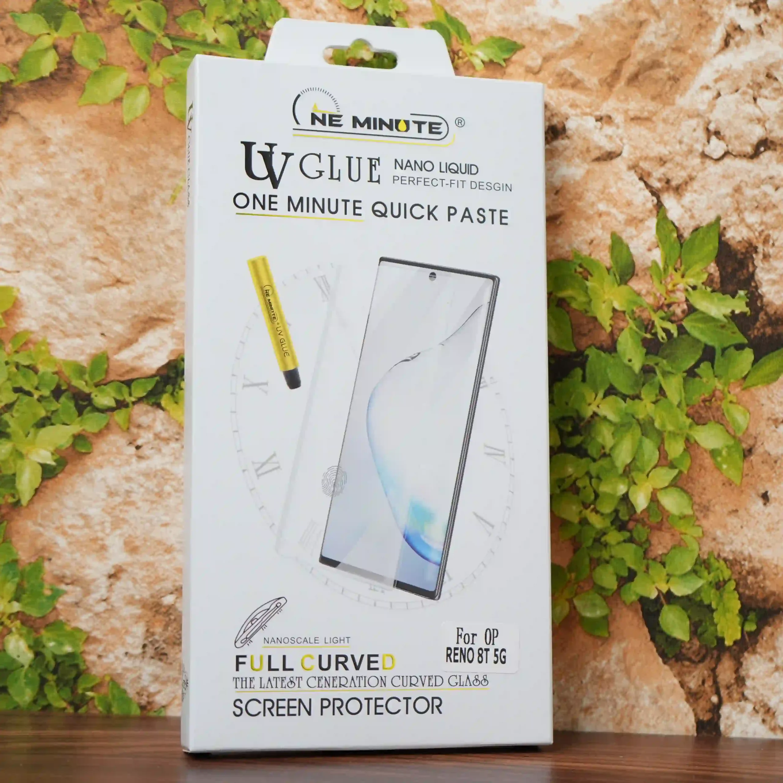 One Minute UV Tempered Glass – Oppo reno 8T (5G)