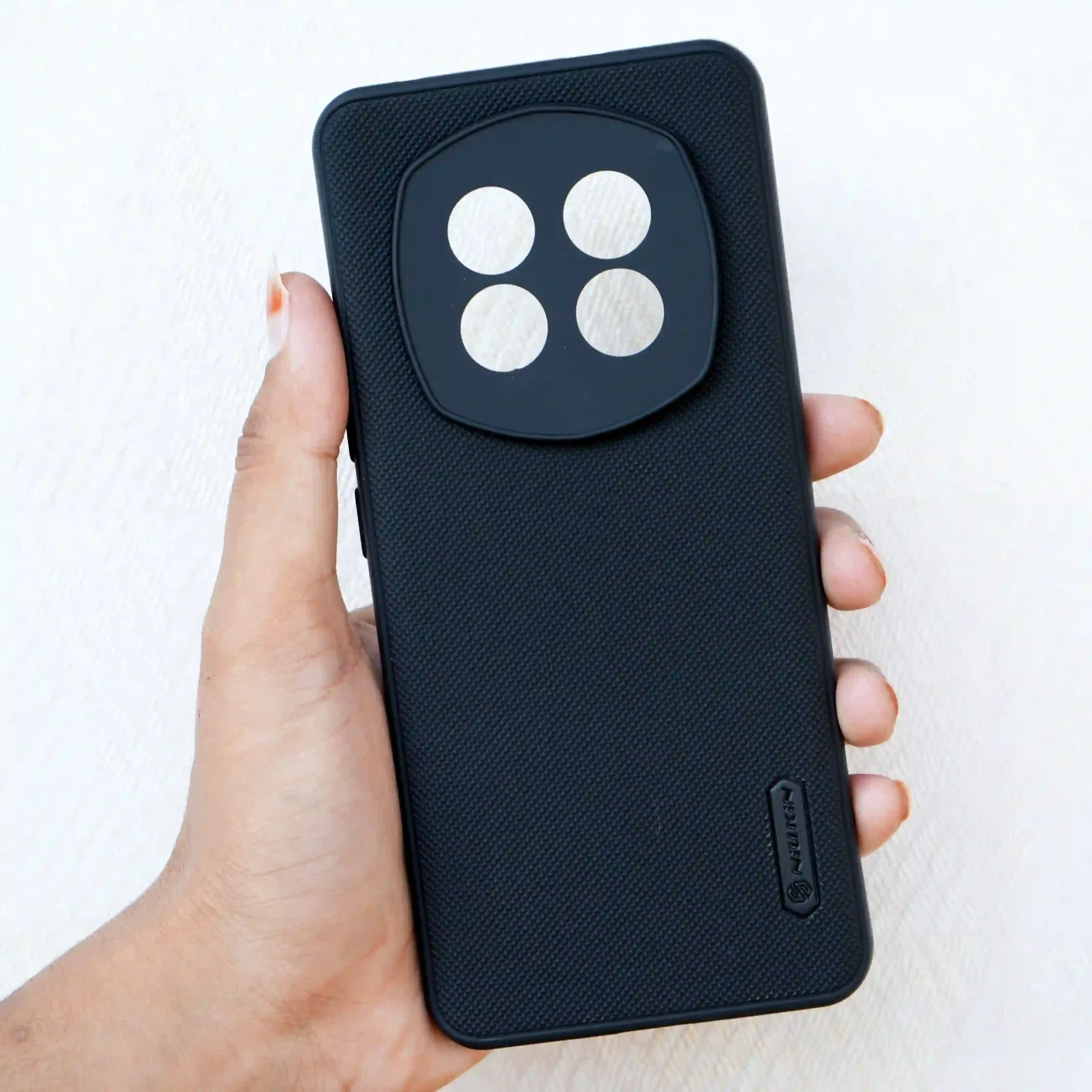 Niukin Black Dotted Back Case – Realme P2 Pro