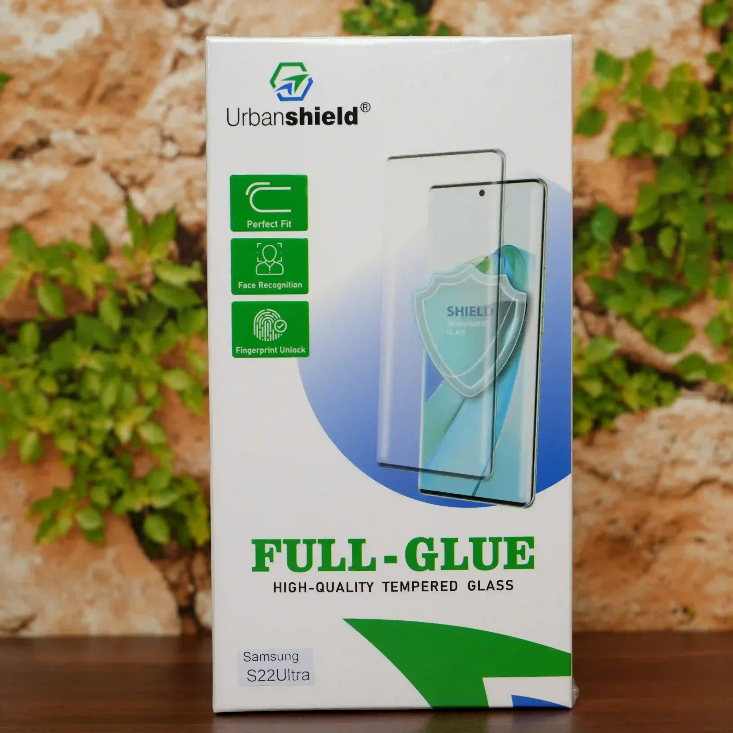 Urban shield Full Glue Tempered Glass – Samsung S22 Ultra