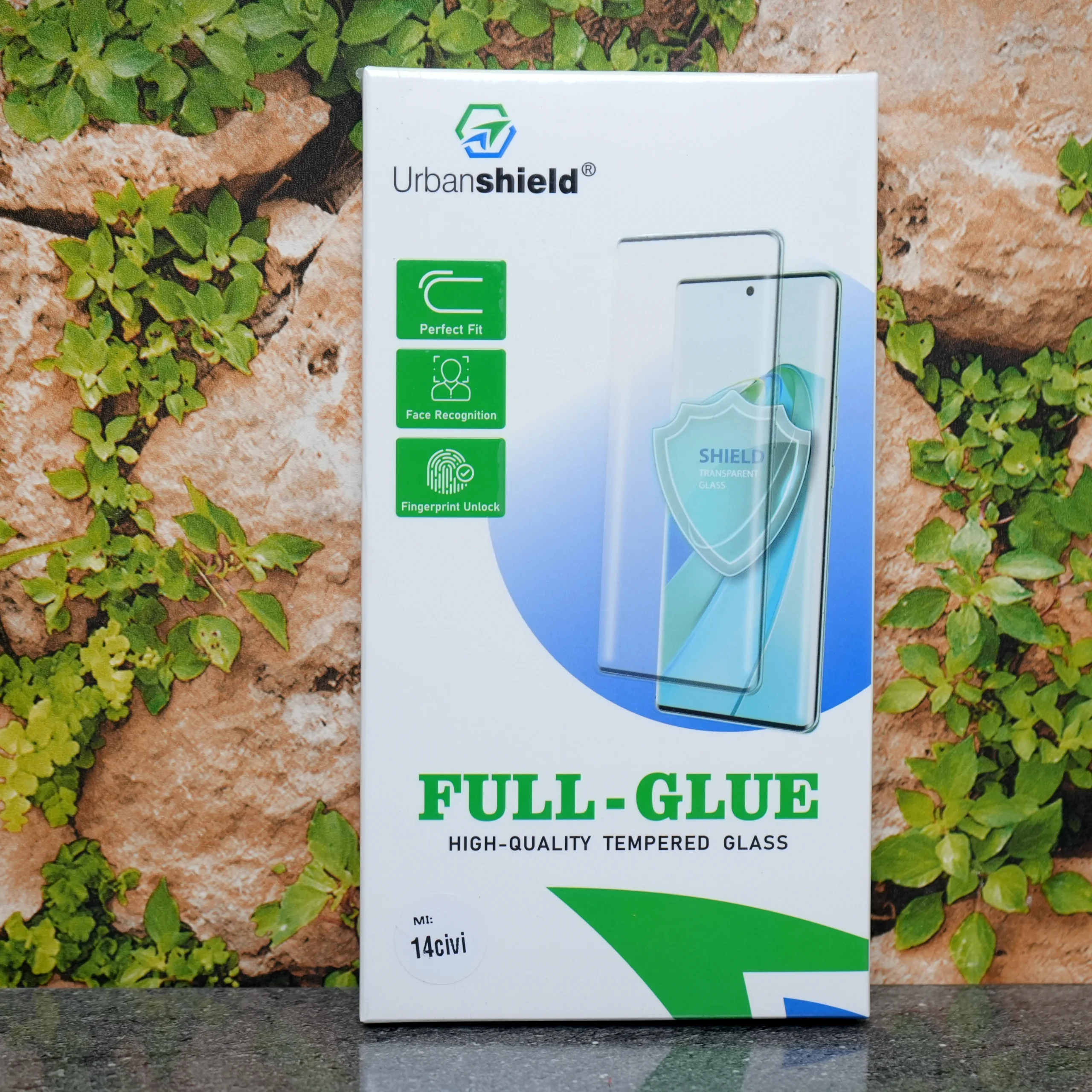 Urban shield Full Glue Tempered Glass – Mi 14 Civi