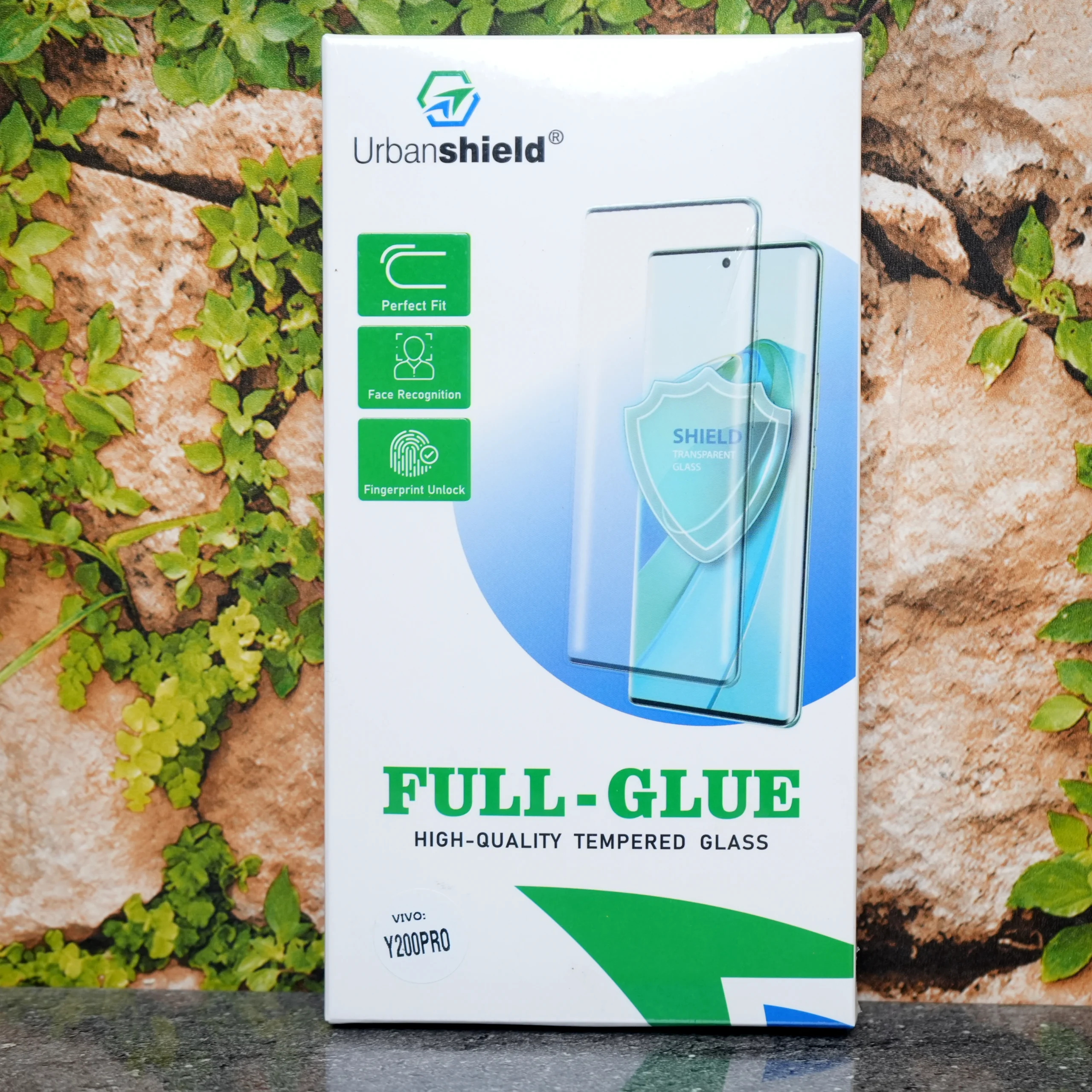 Urban shield Full Glue Tempered Glass – Vivo Y200 Pro