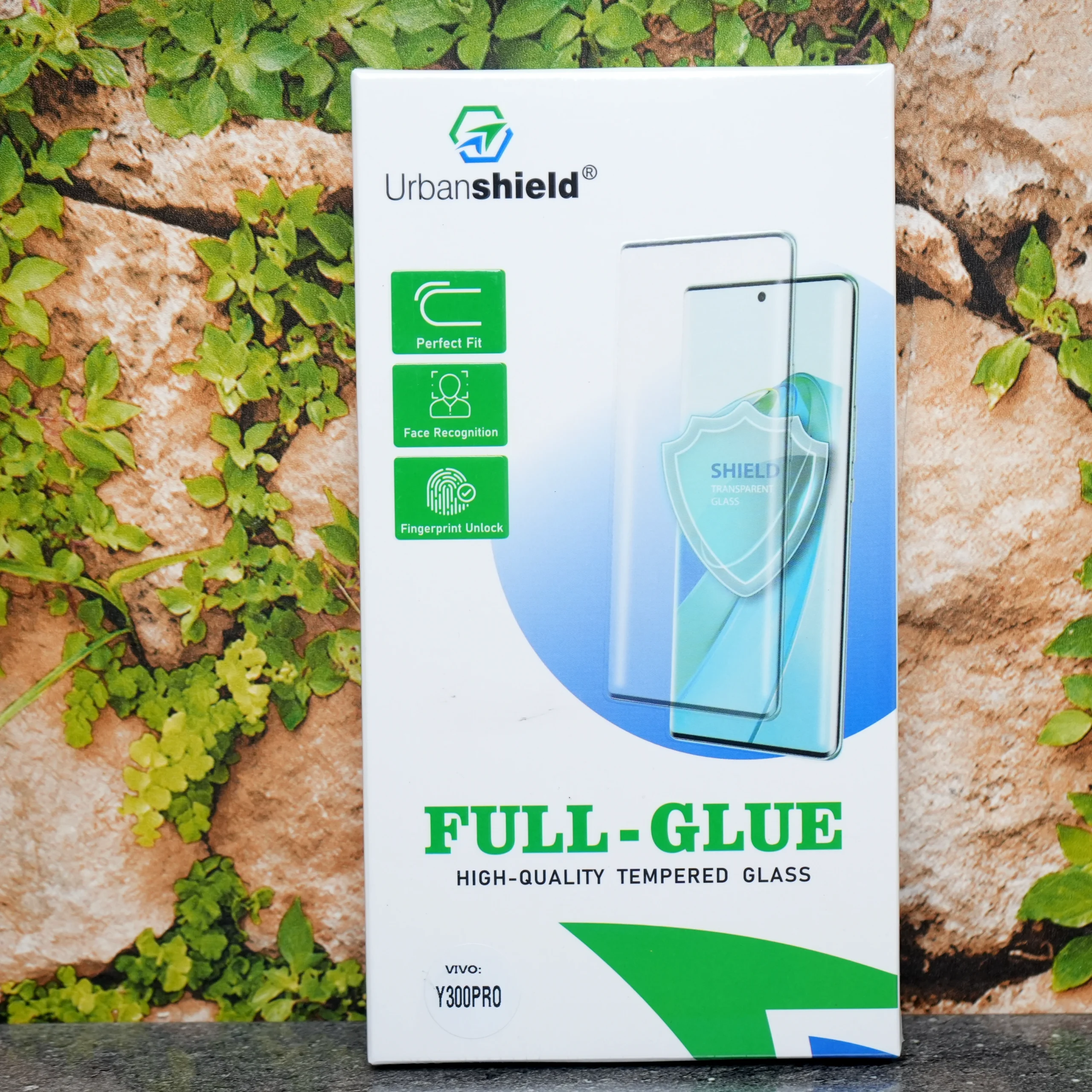 Urban shield Full Glue Tempered Glass – Vivo Y300 Pro