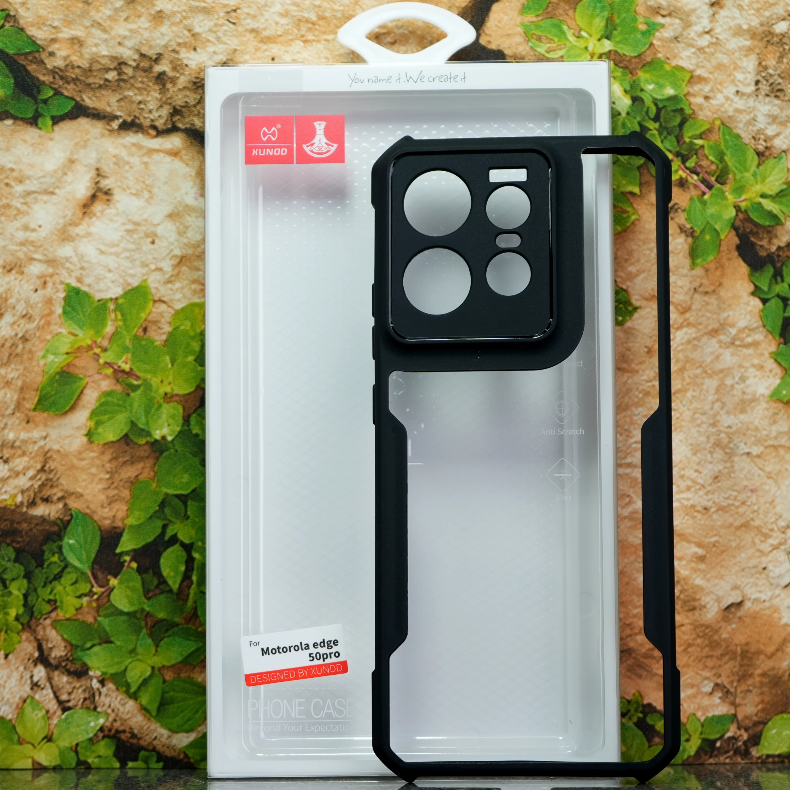 Xundd beatle series transparent Cover – Moto Edge 50 Po
