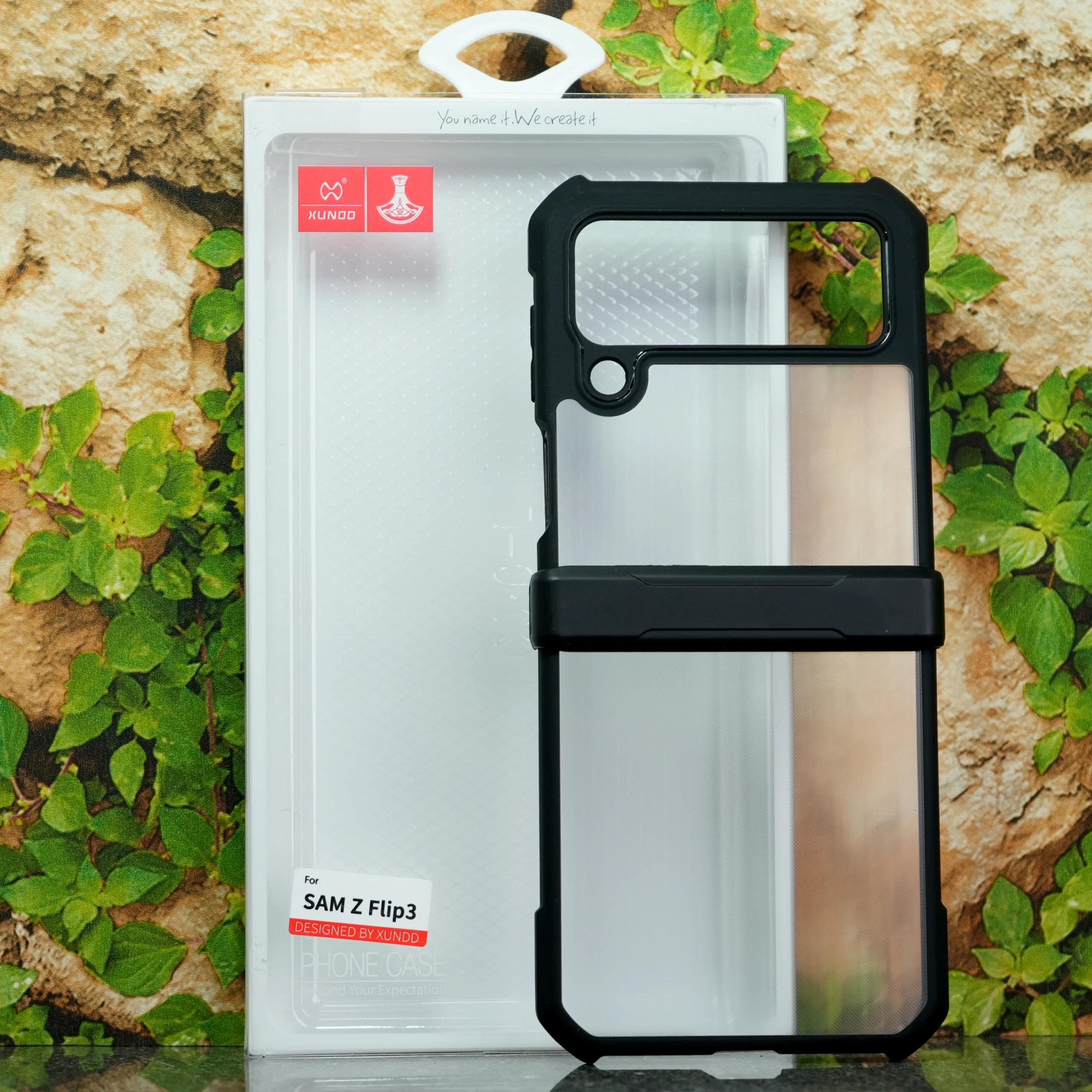 Xundd beatle series transparent Cover – Samsung Galaxy Z Flip 3