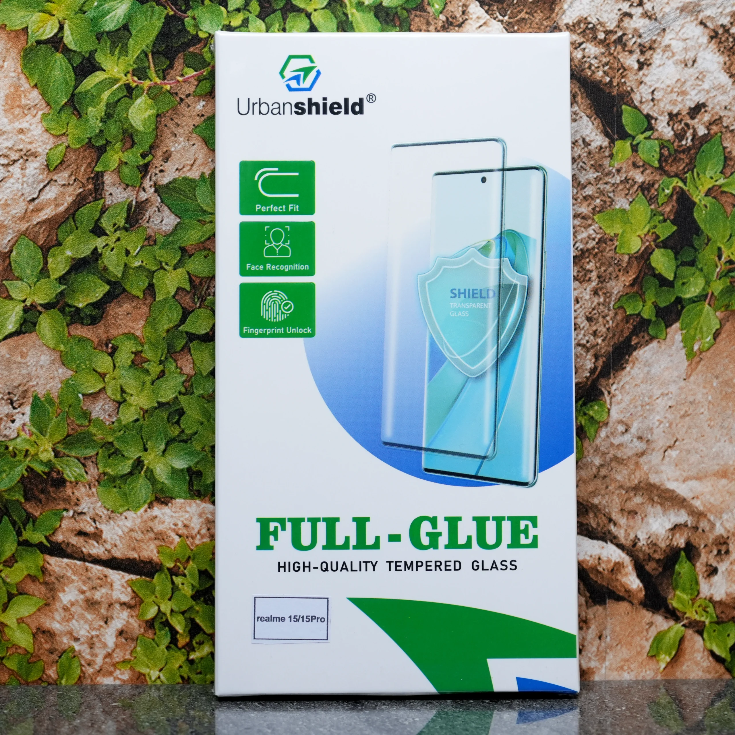 Urban shield Full Glue Tempered Glass – Realme 15 / Realme 15 Pro