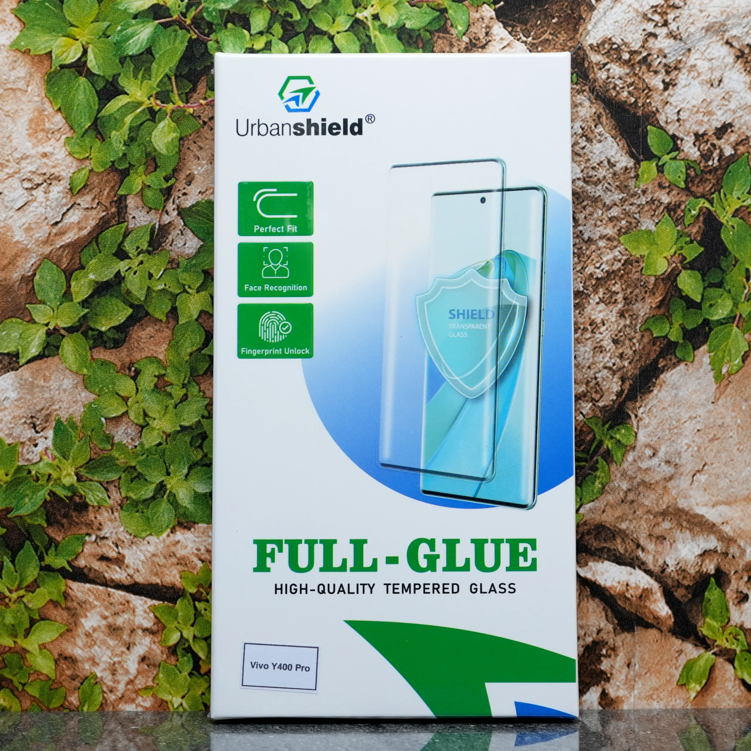 Urban shield Full Glue Tempered Glass – Vivo Y400 Pro