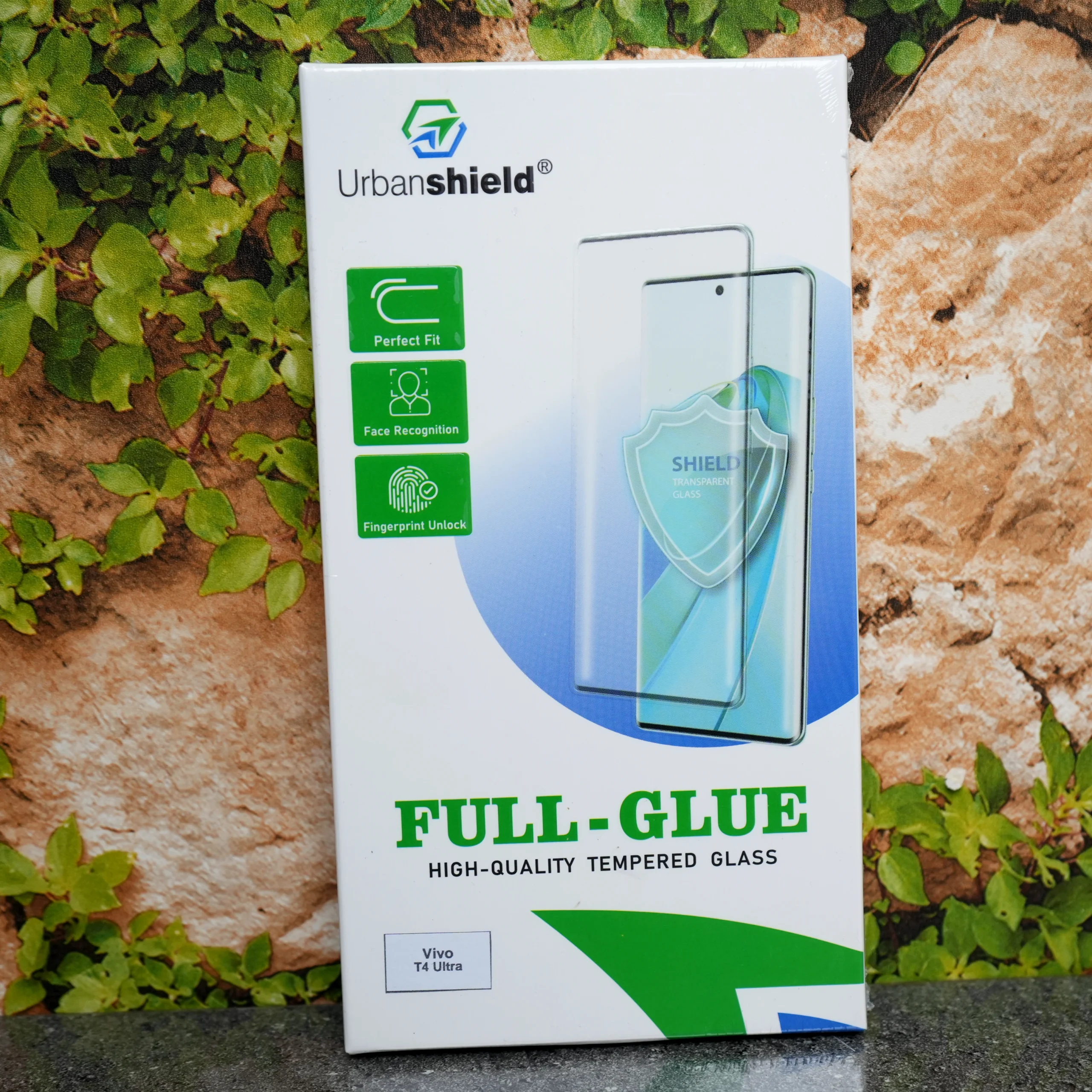Urban shield Full Glue Tempered Glass – Vivo T4 Ultra