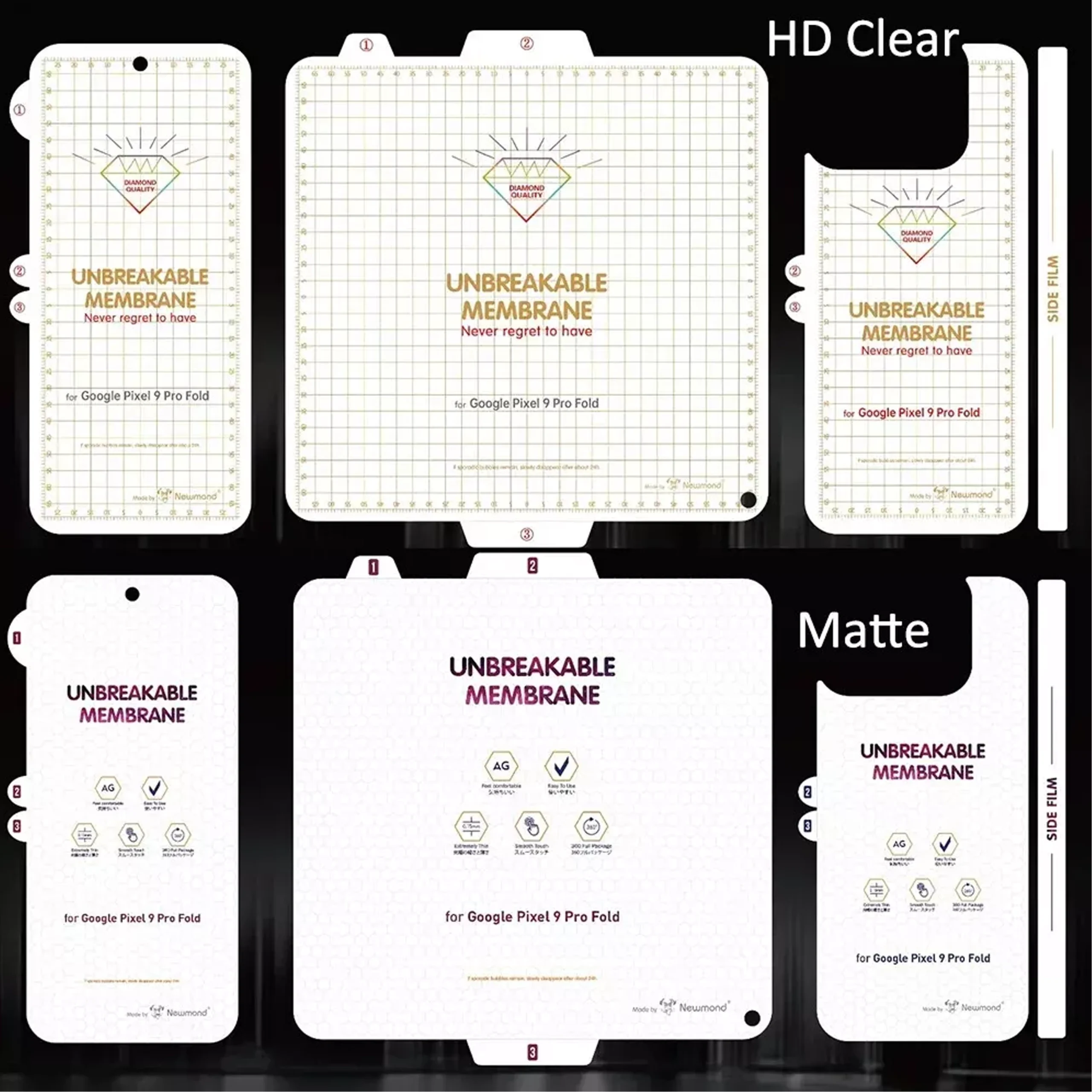 Google Pixel 9 Pro Fold – Unbreakable Membrane (Screen Protector)