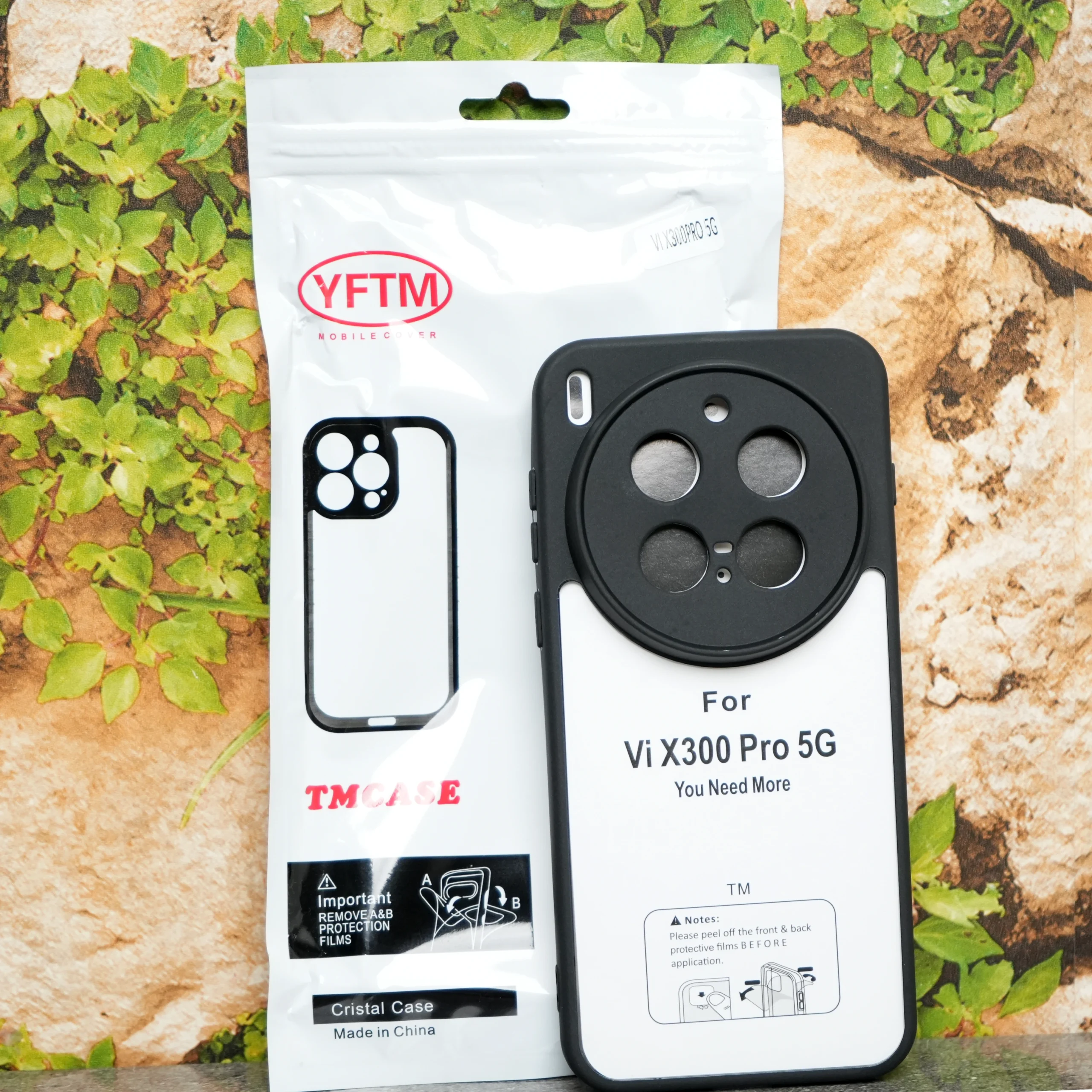 Vivo X300 Pro (5G)  – YFTM Transparent Case with Black Border