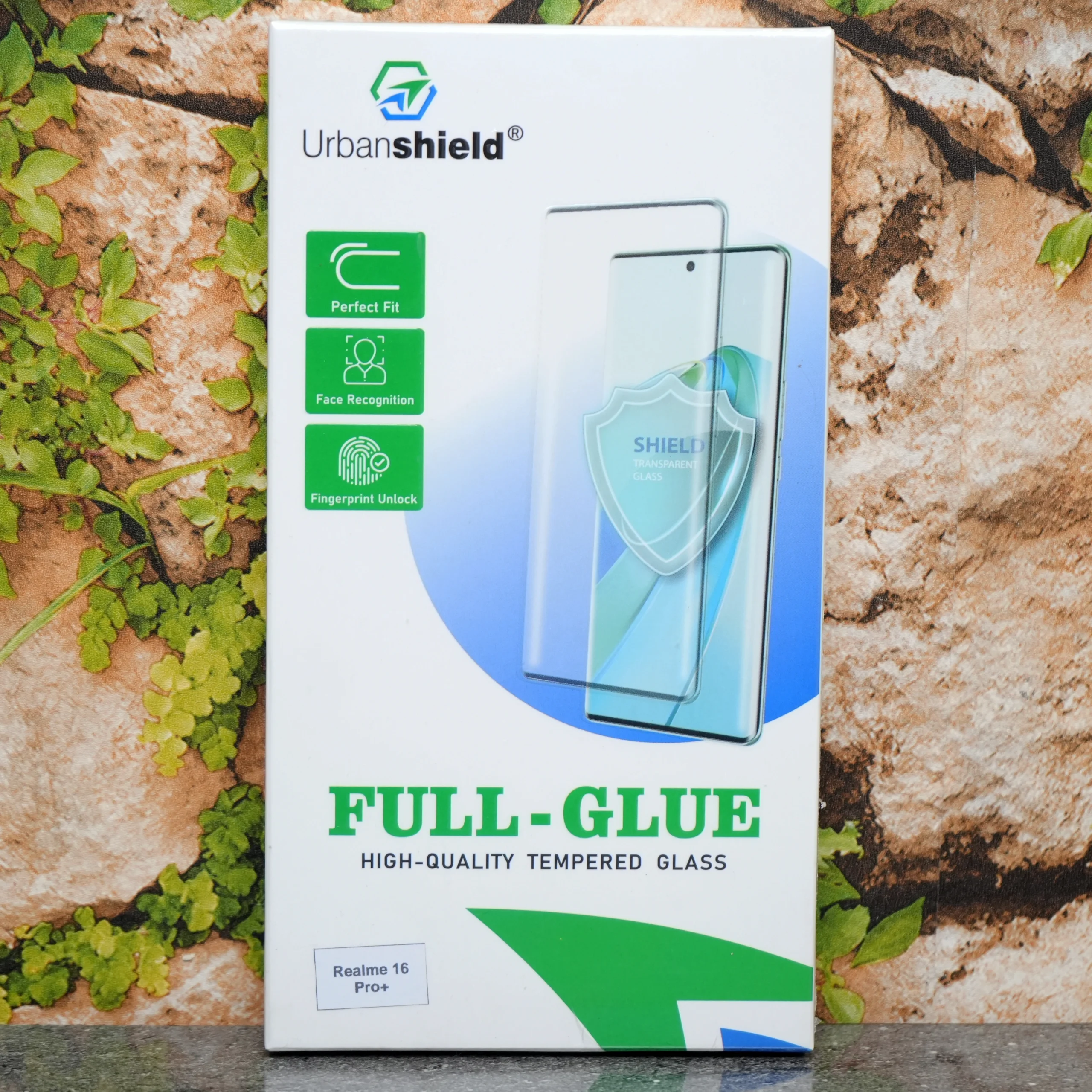 Urban shield Full Glue Tempered Glass – Realme 16 Pro Plus