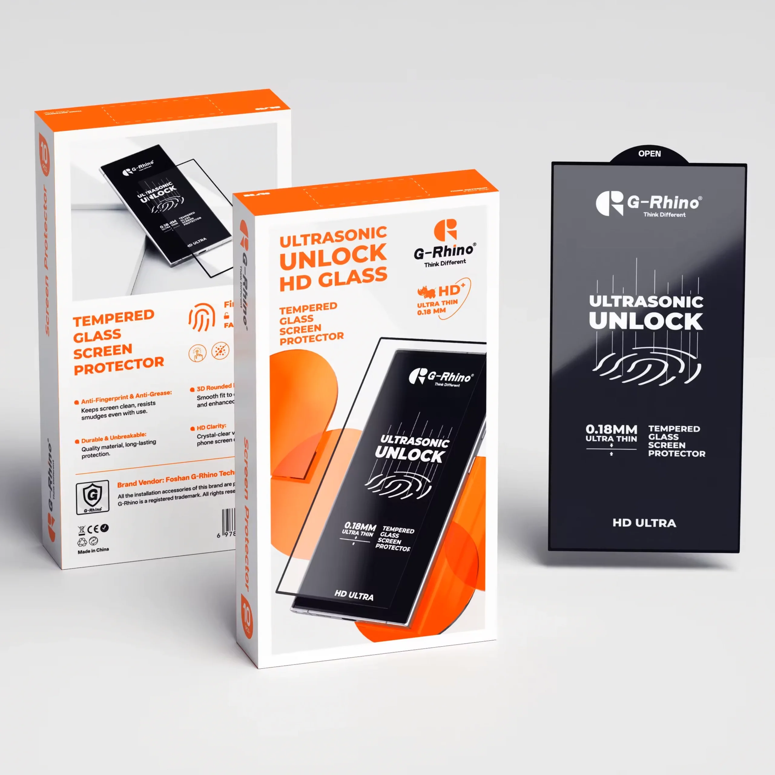 IQOO 15R – G- Rhino Ultrasonic Unlock Tempered Glass